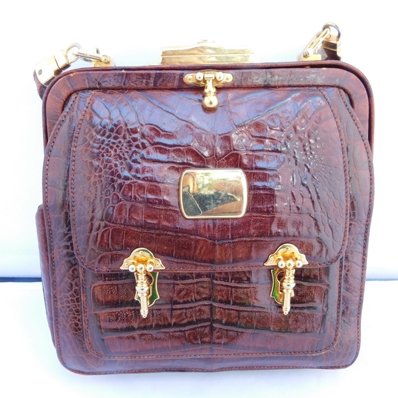 Valentino Handbags - Vintage Valentino Garavani Cognac Crossbody PURSE